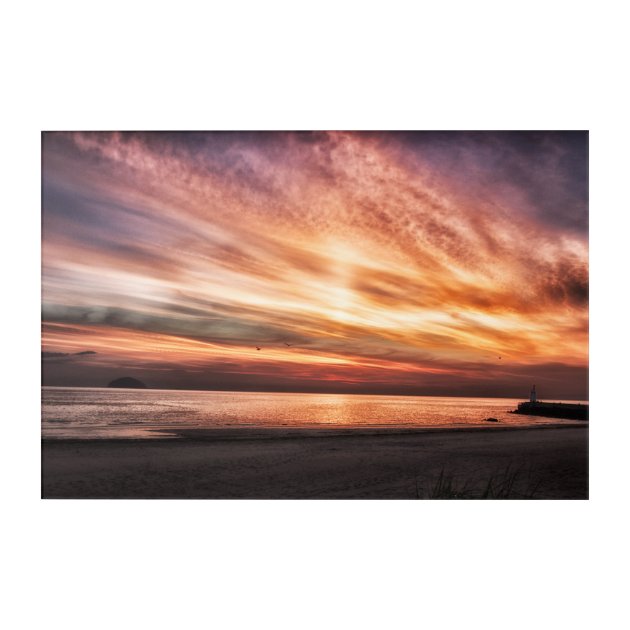 Technicolour Sunset Print